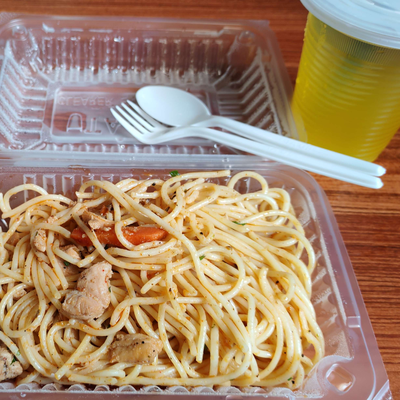 Chicken & Mushroom Spaghetti